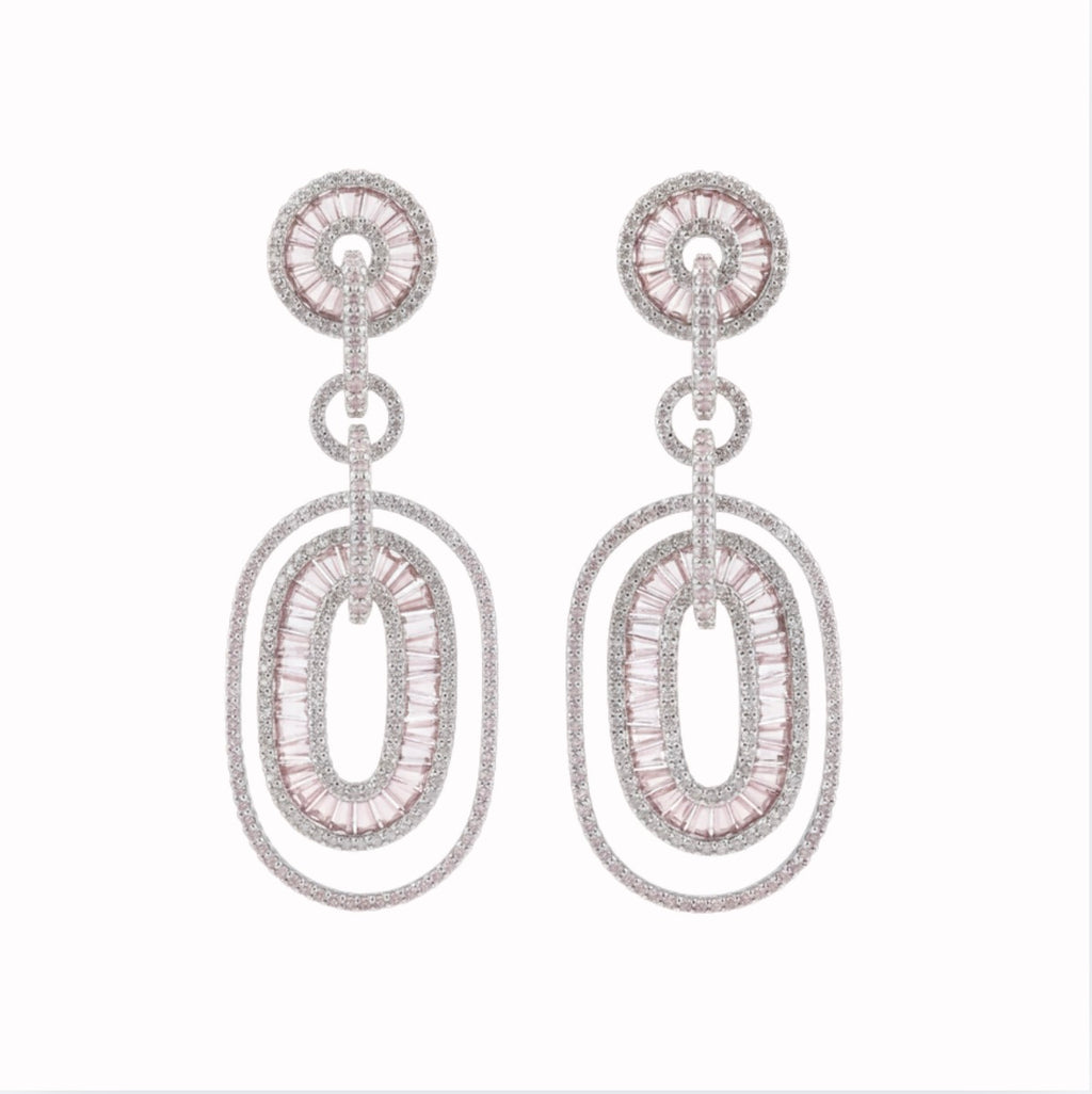 Pink Statement Earrings