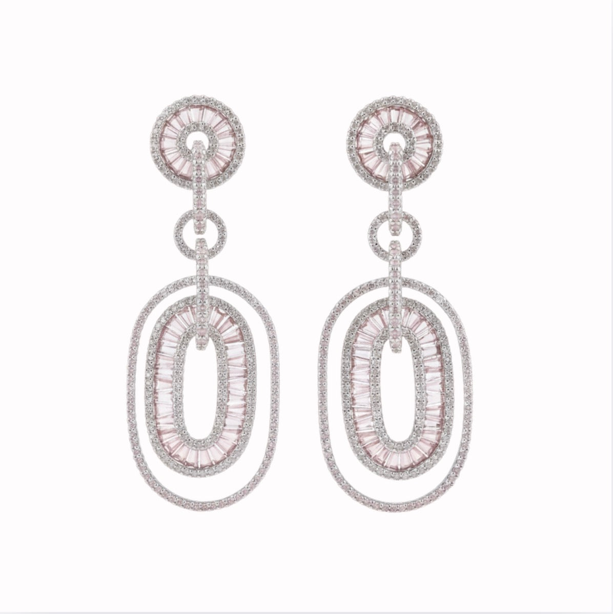 Pink Statement Earrings