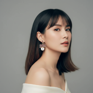 Blush Glow Earrings (BFX-101-PNK)