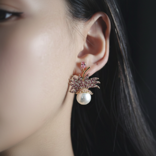 Blush Glow Earrings (BFX-101-PNK)