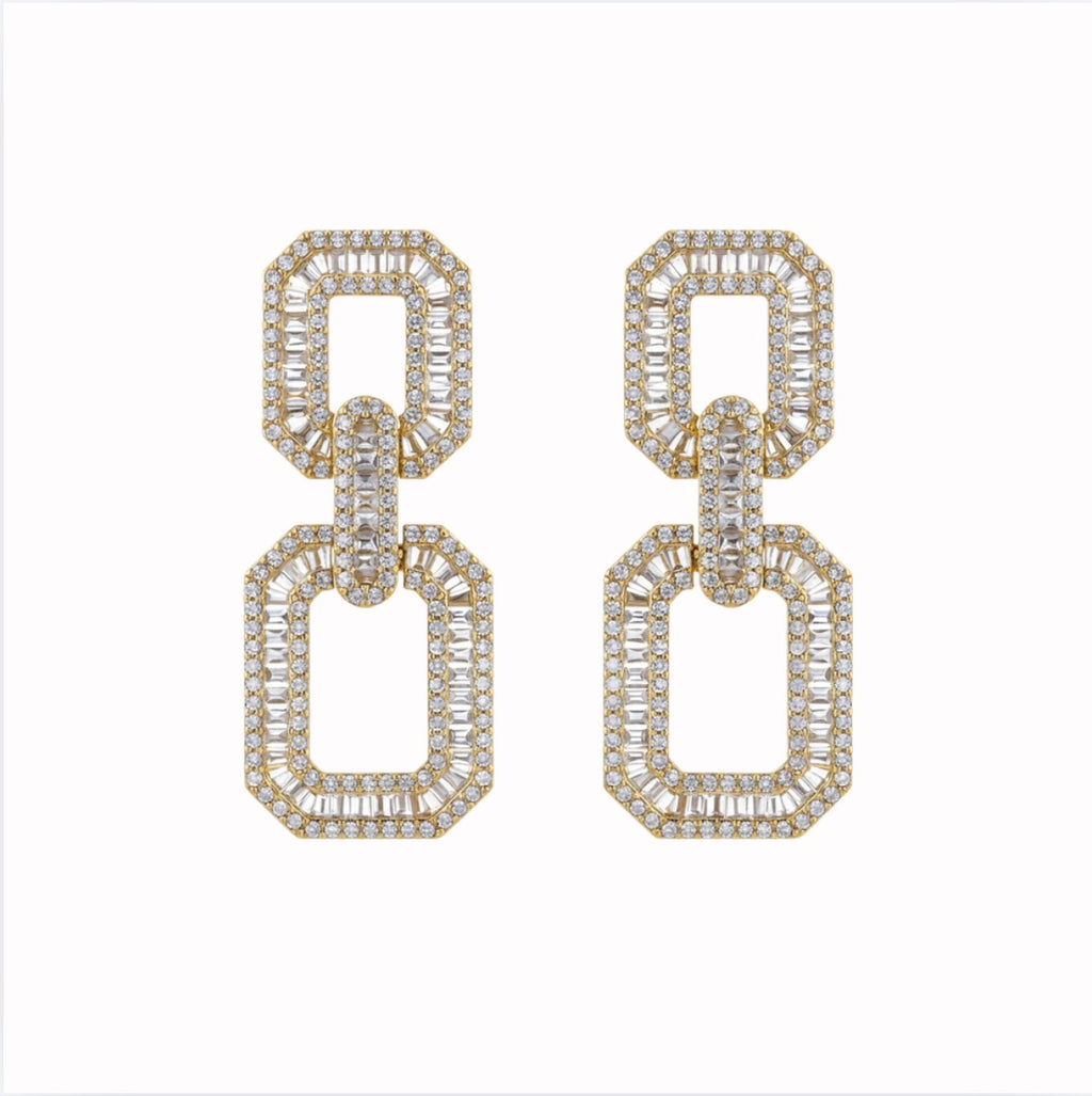 Gold Statement Earrings