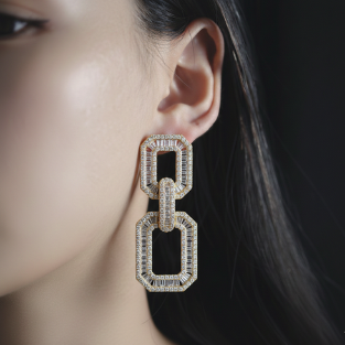 Gold Statement Earrings
