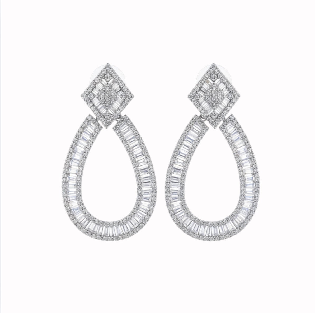 Silver Drop Earrings