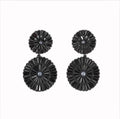 Crystal Black Earrings