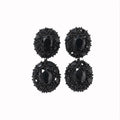 Statement Black Earrings