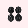 Black Drop Earrings