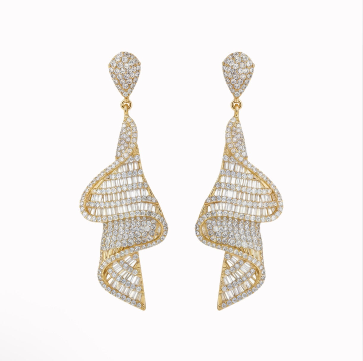Gold Statement Earrings