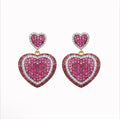 Pink Drop Earrings