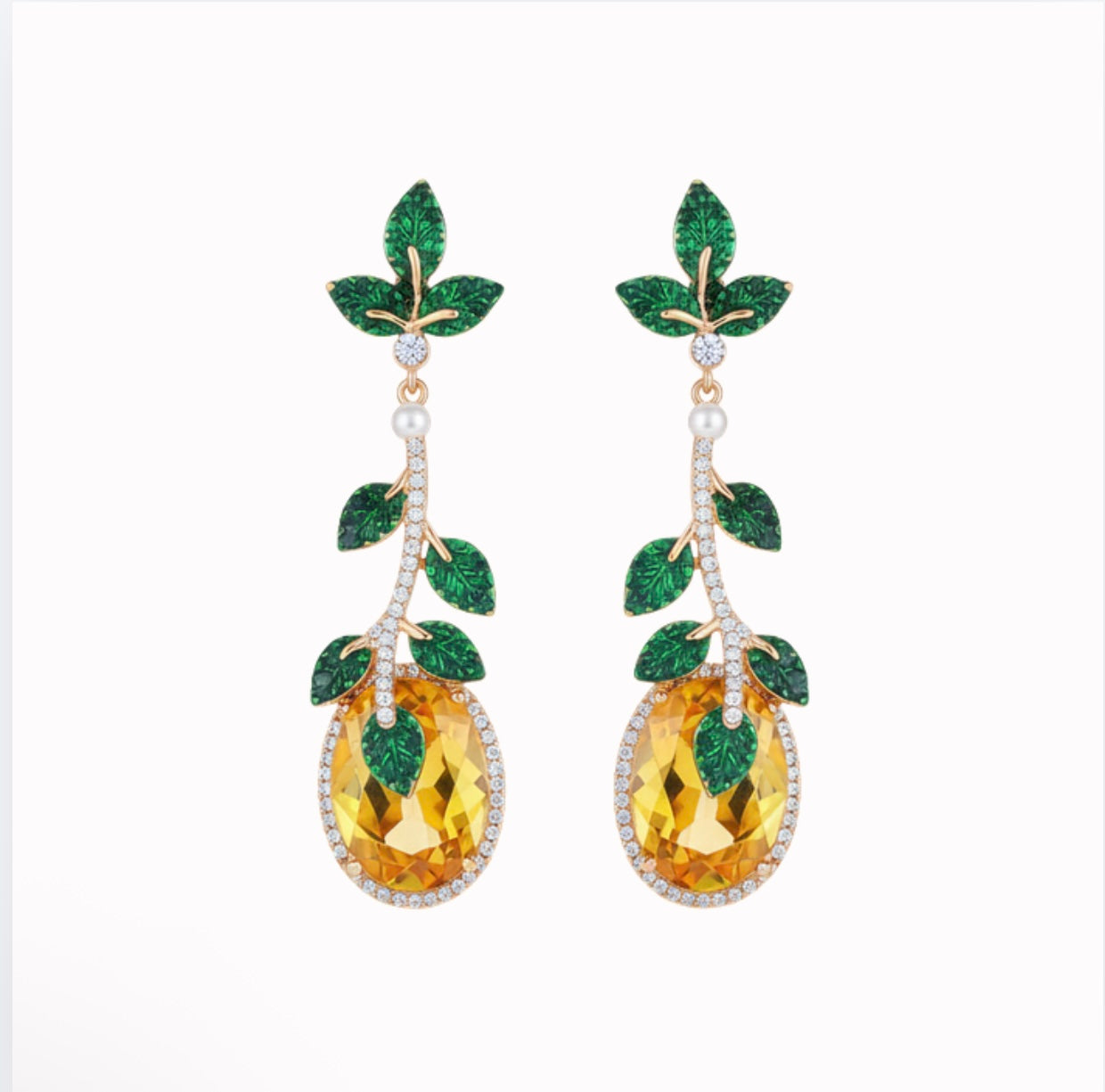 Yellow Gold Earrings