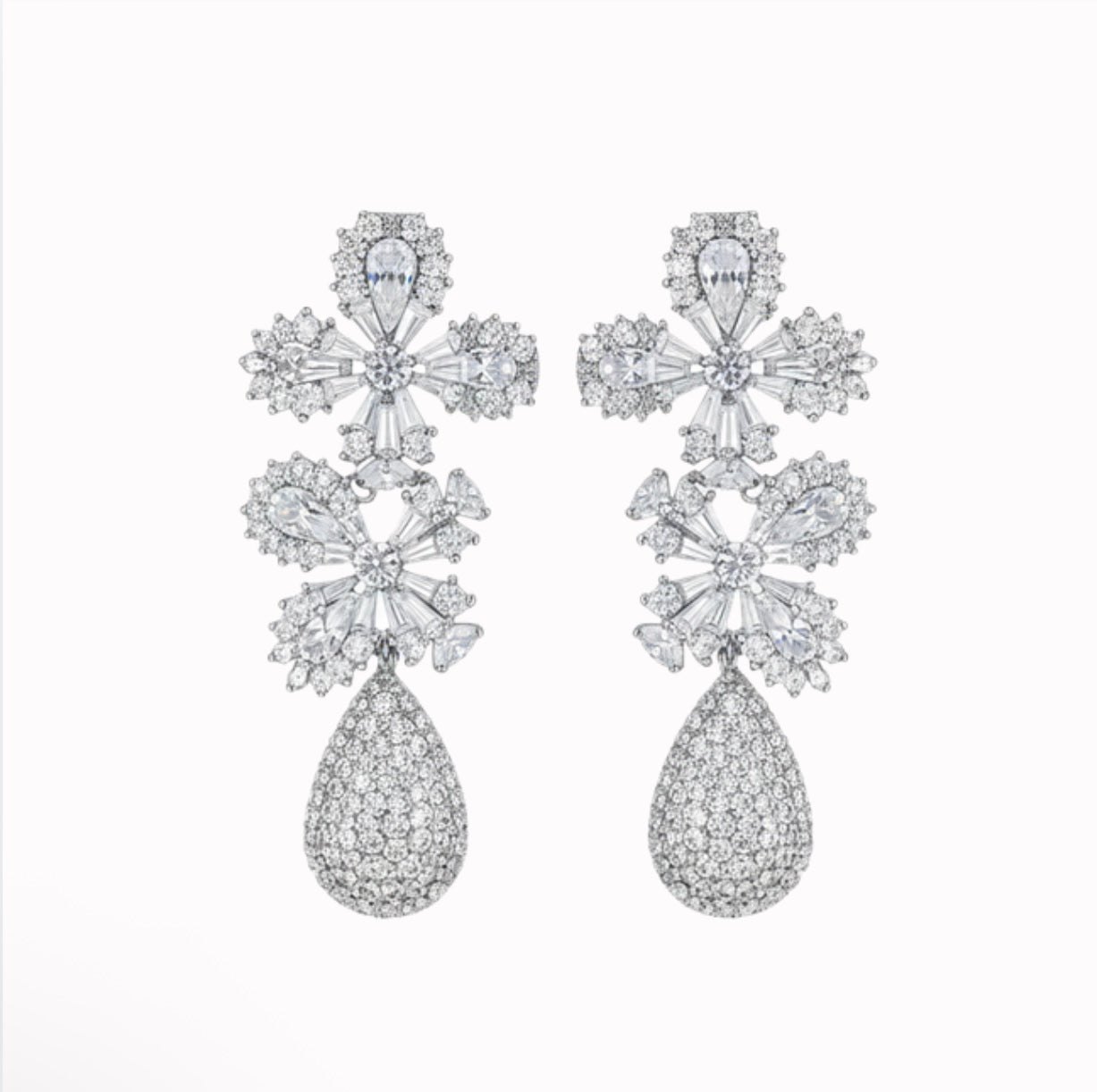Silver Drop Earrings