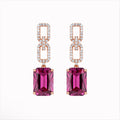 Pink Statement Earrings