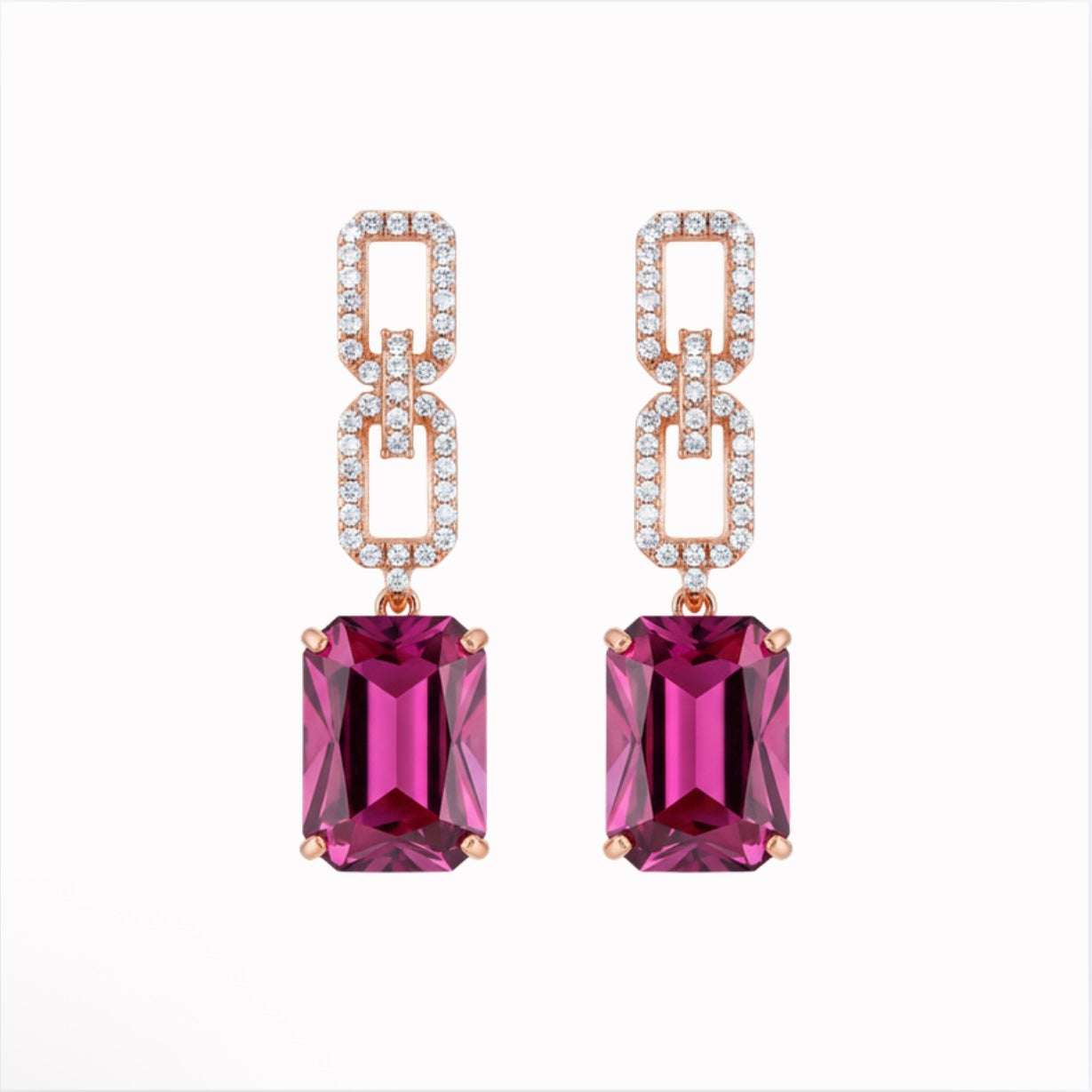 Pink Statement Earrings