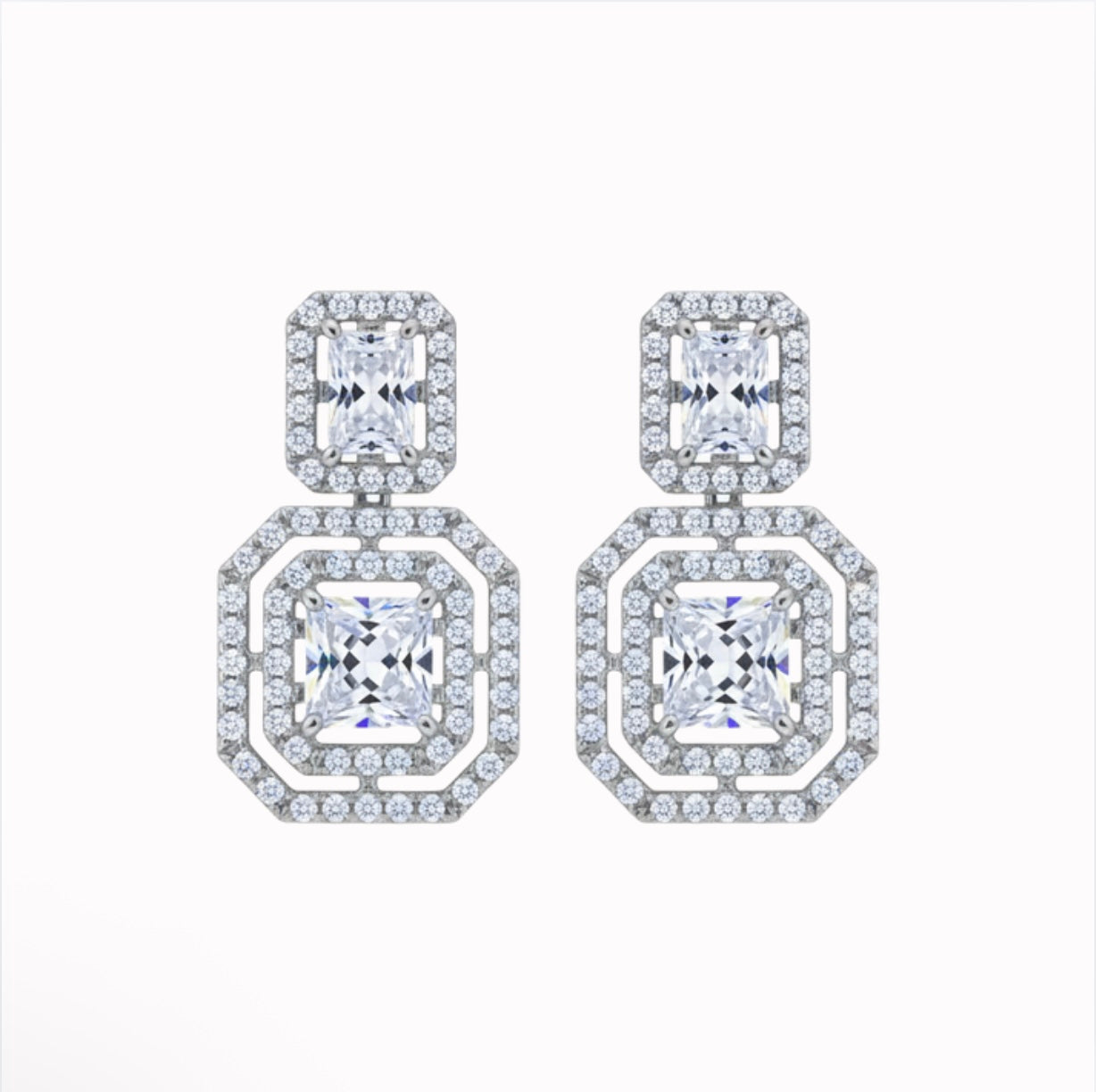 Polished Silver Earrings