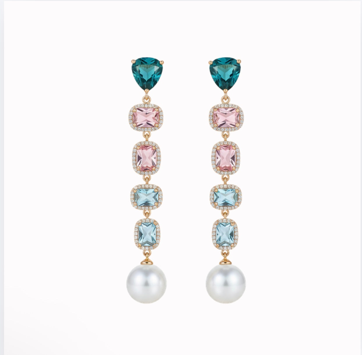 Multicolor Statement Earrings