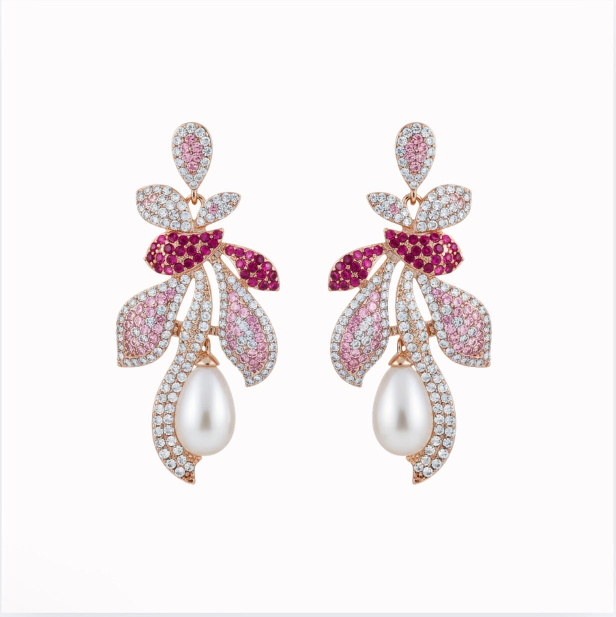 Blush Statement Earrings