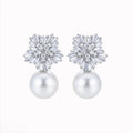 Pearl Silver Earrings