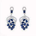 Navy Blue Earrings