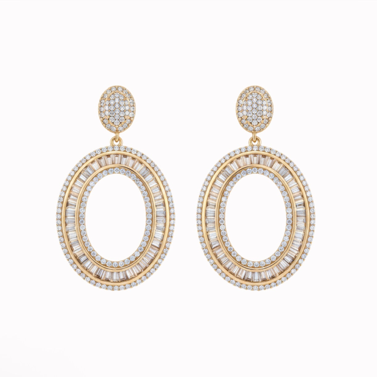 Gold Statement Earrings