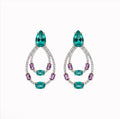 Gold Multicolor Earrings