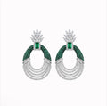 Green Drop Earrings
