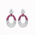 Pink Statement Earrings