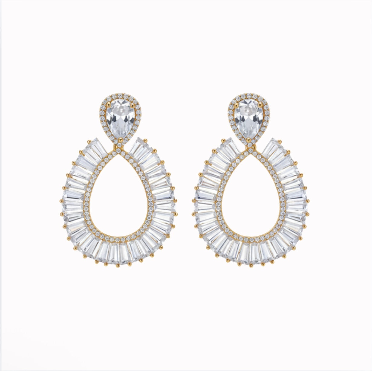 Gold Stud Earrings