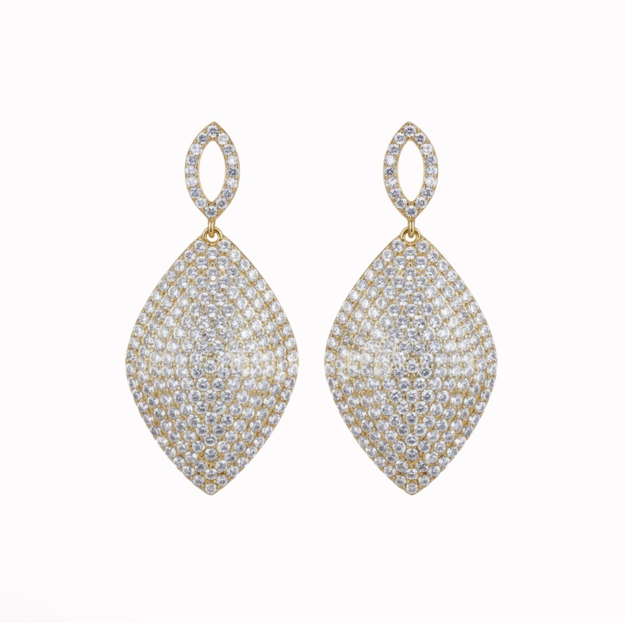 Gold Statement Earrings