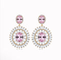 Pink Drop Earrings
