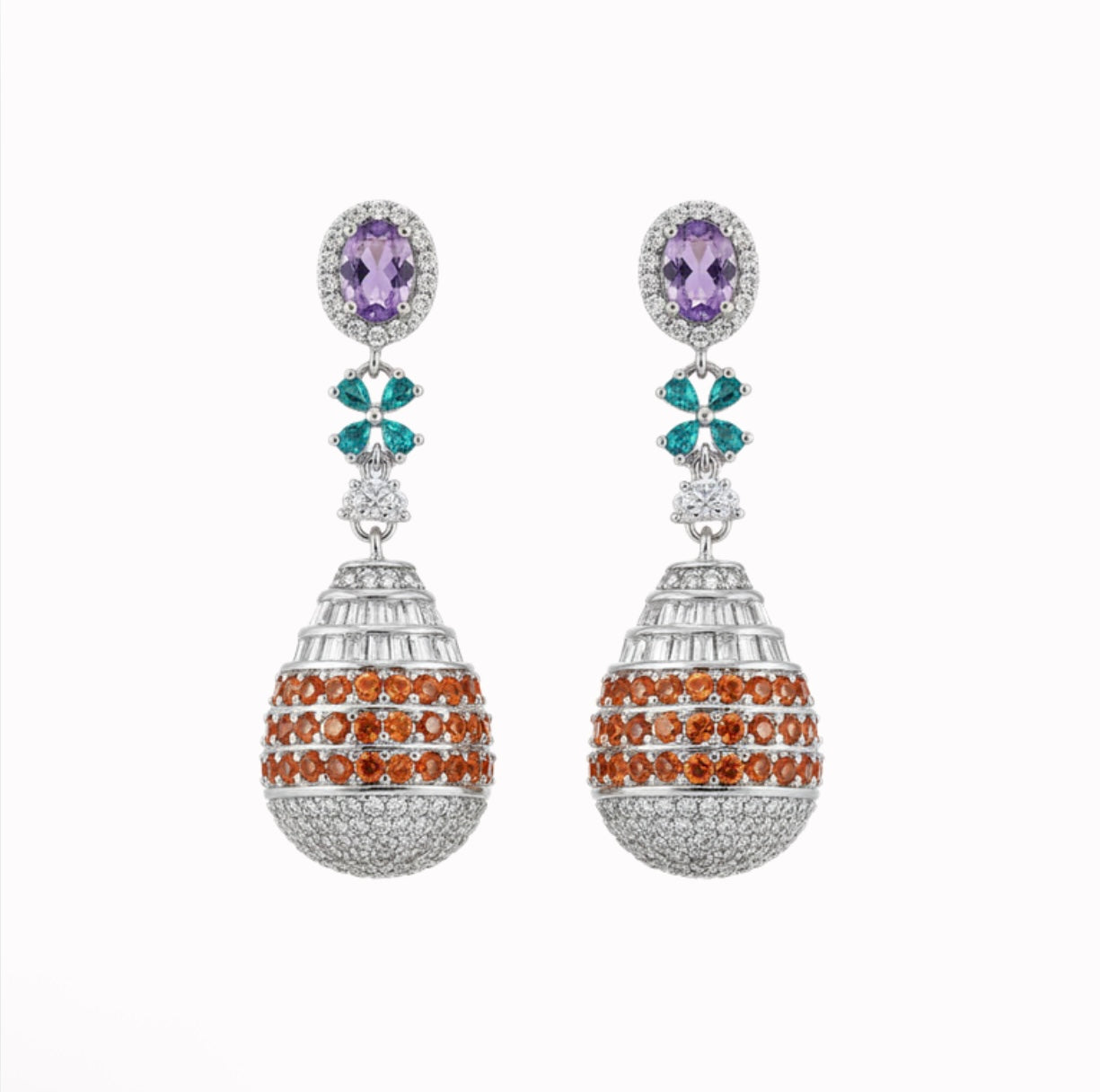 Multicolor Drop Earrings