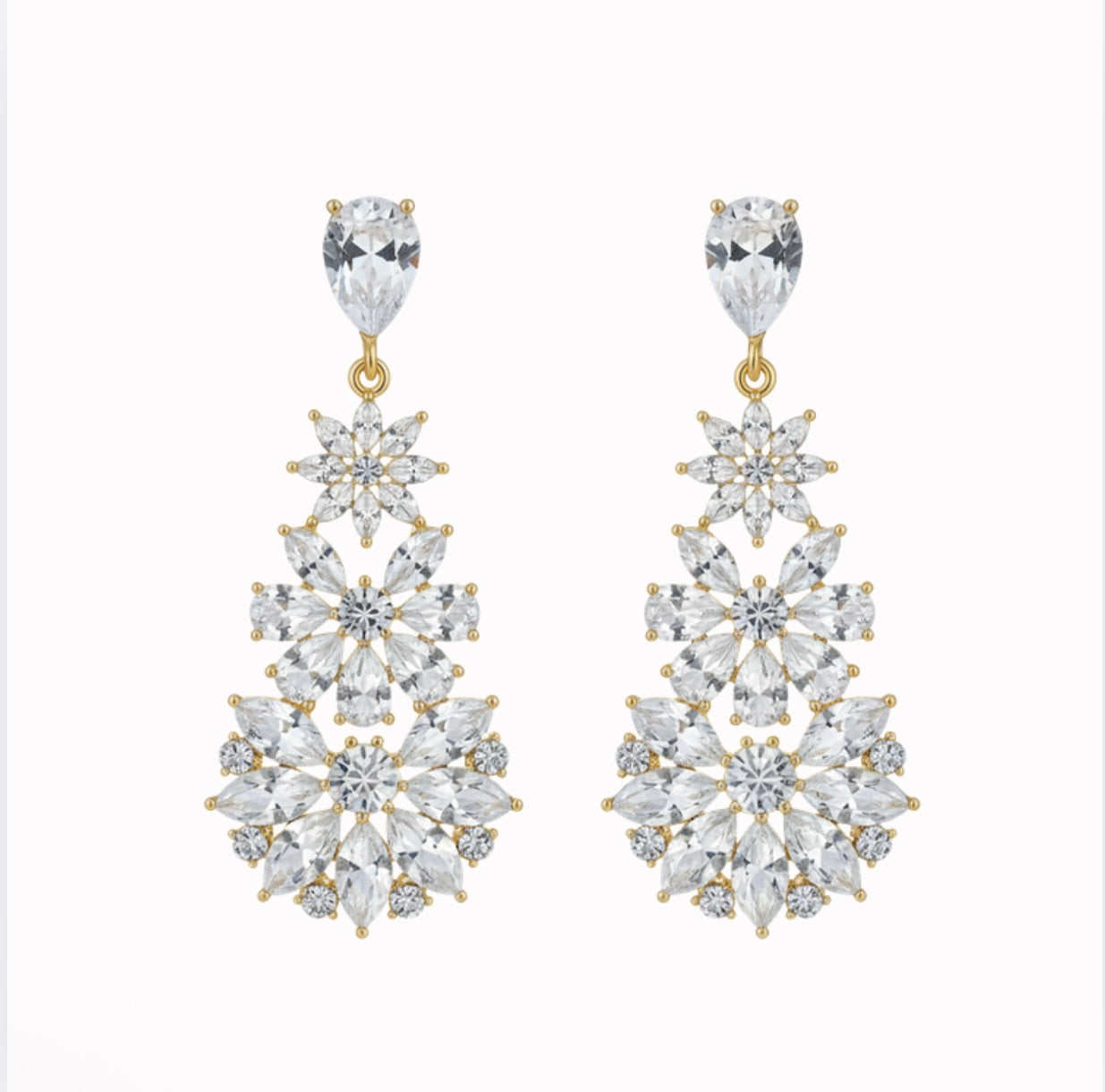 Gold Statement Earrings
