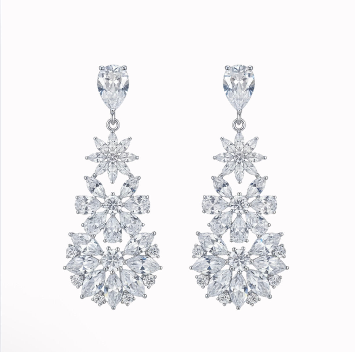 Silver Drop Earrings