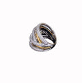 Silver Gold Contrast Ring