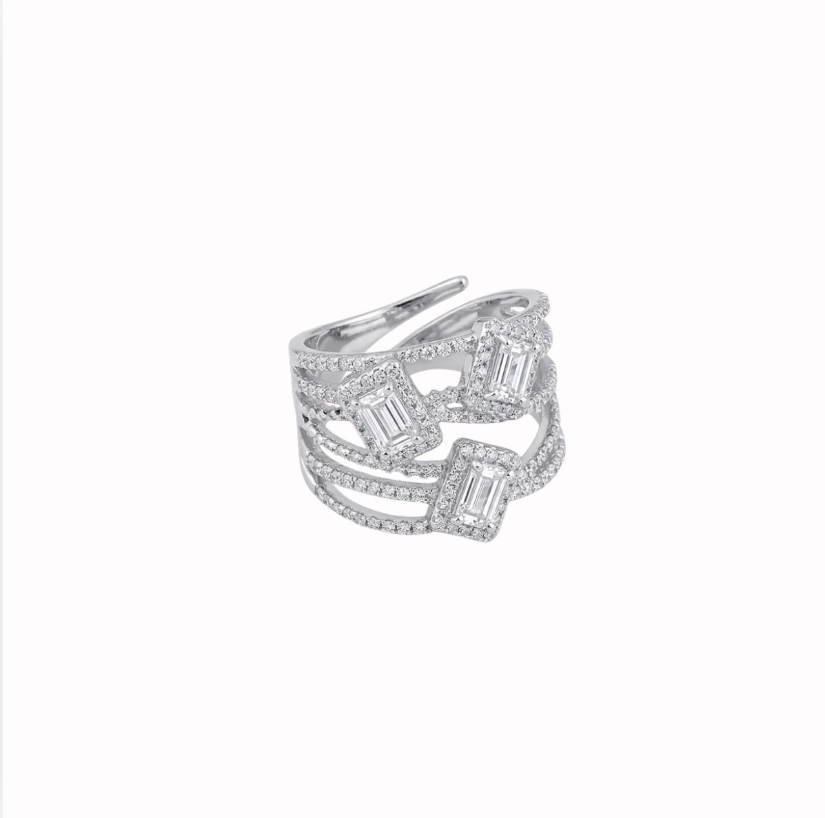 Contemporary Silver Ring