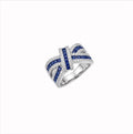 Navy Blue Statement Ring