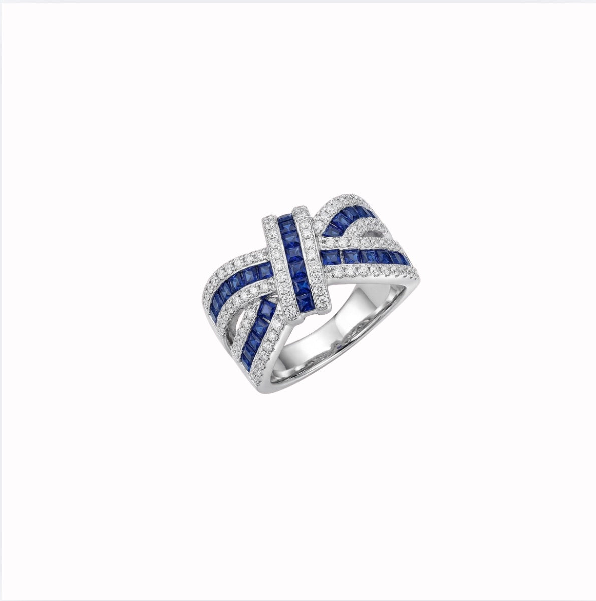 Navy Blue Statement Ring