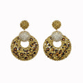 Gold Multicolor Earrings