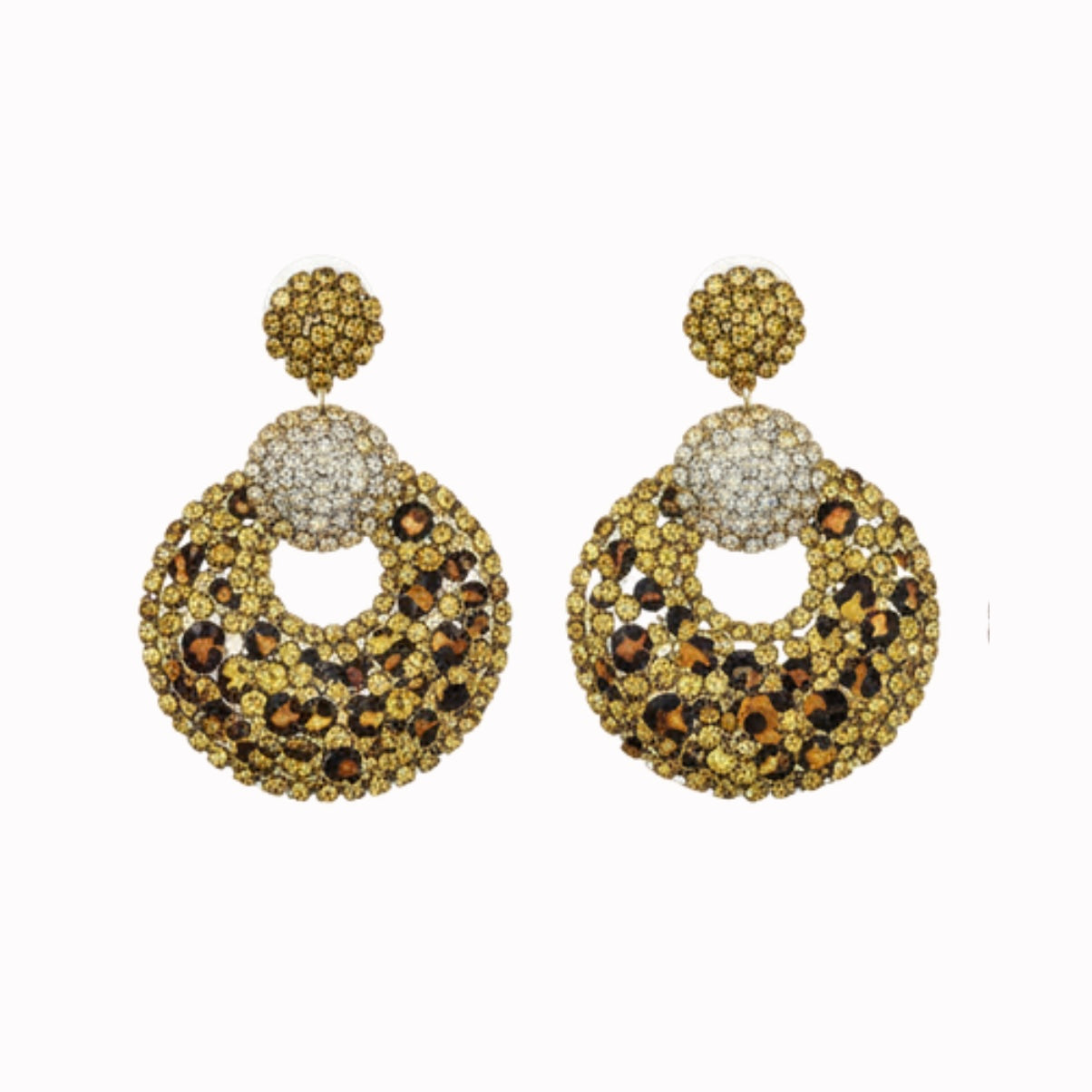 Gold Multicolor Earrings