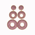 Pink Statement Earrings