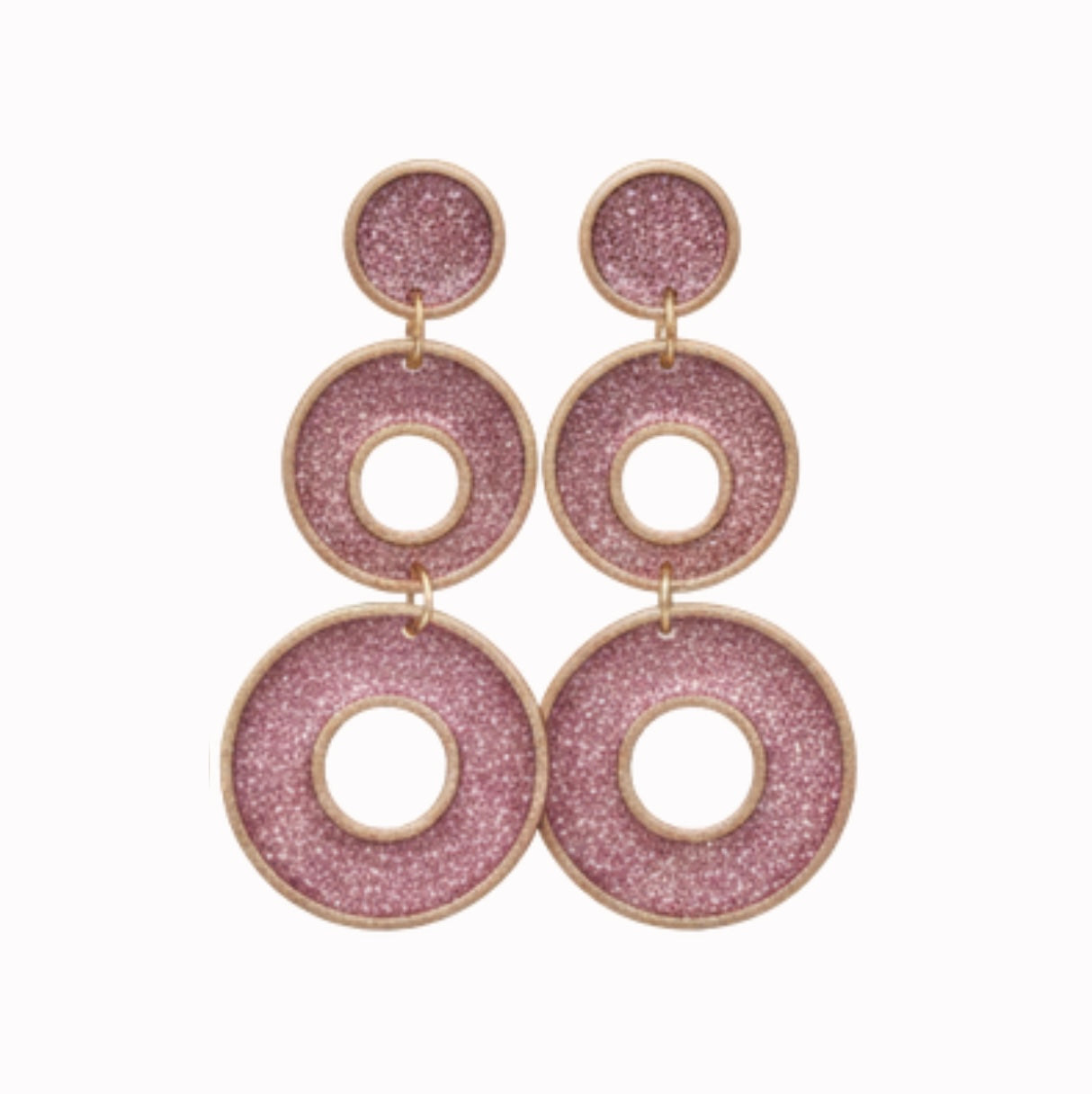 Pink Statement Earrings