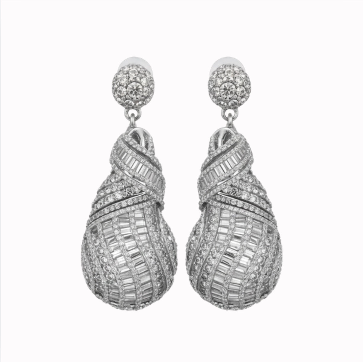 Silver Statement Earrings