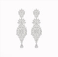 Modern Silver Stud Earrings