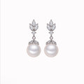 Silver Halo Statement Earrings