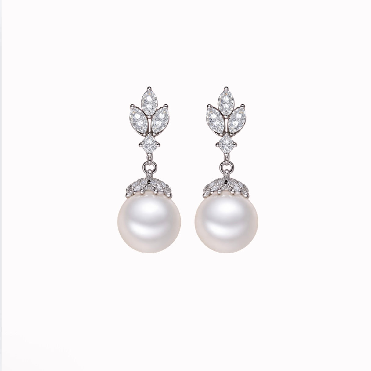 Silver Halo Statement Earrings