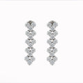 Polished Silver Hoop Earrings