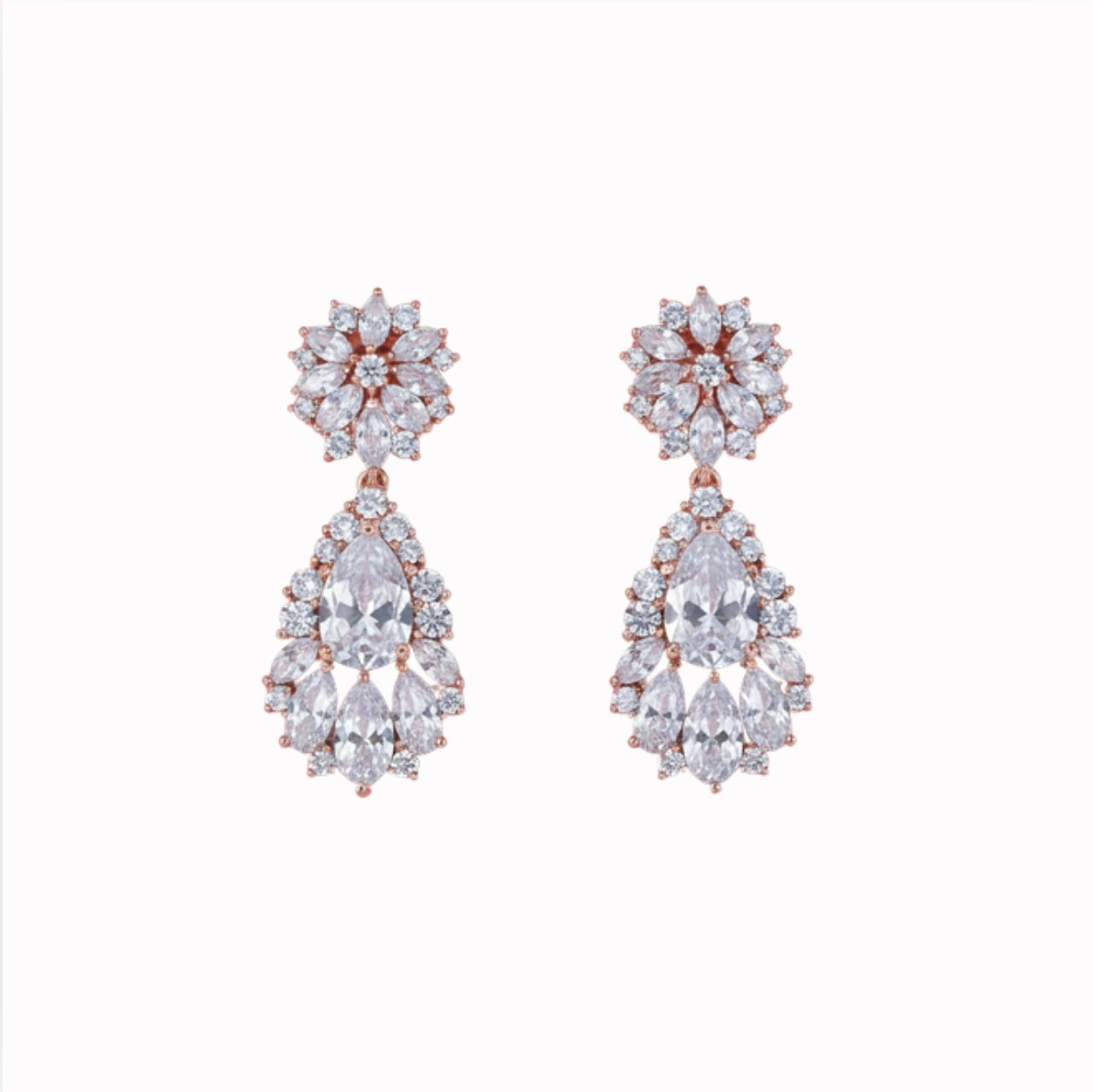Rose Gold Elegance Earrings