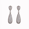 Silver Cascade Earrings