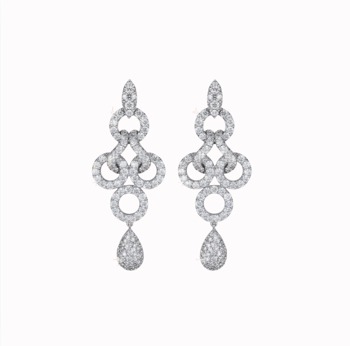 Silver Geometric Earrings