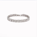 Silver Layered Bangle