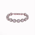 Silver Link Drop Bangle