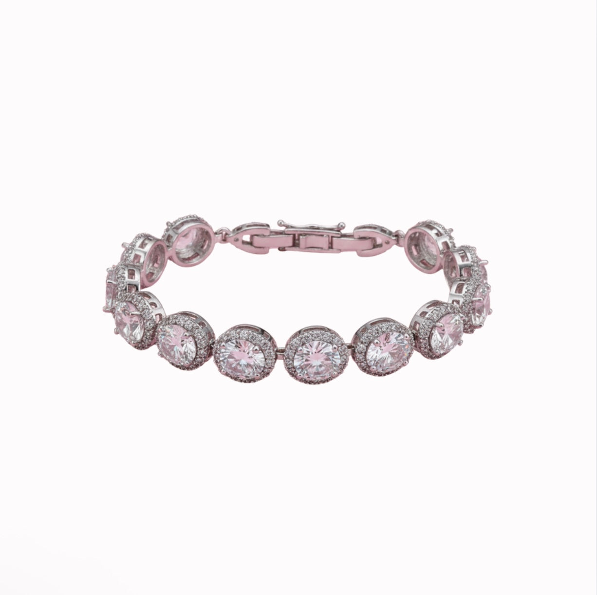 Silver Link Drop Bangle